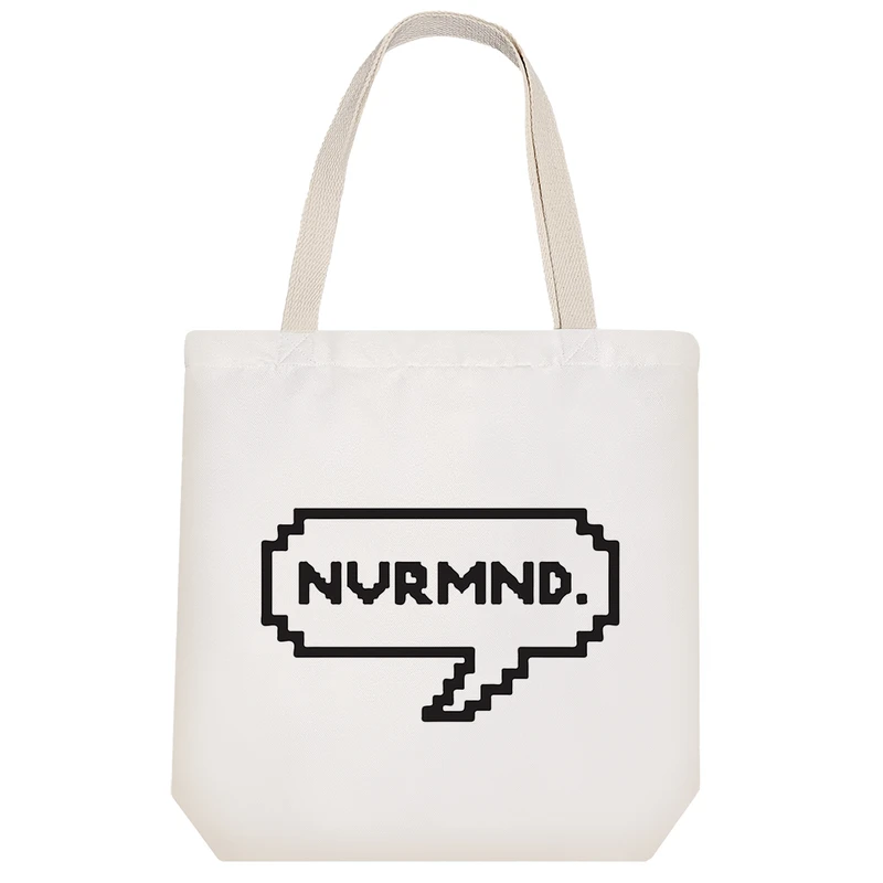 ساک خرید پارچه ای خندالو طرح Never mind مدل توت بگ کد 6864