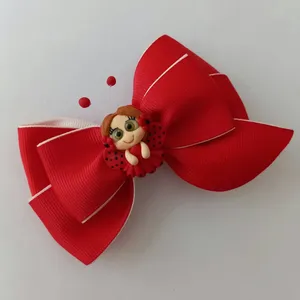 گیره مو دخترانه مدل کفشدوزک 22