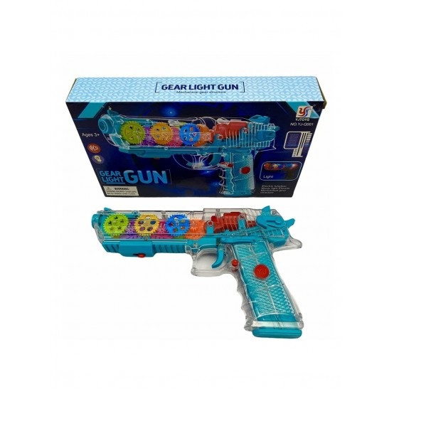 تفنگ بازی مدل چرخ دنده ای طرح کلت