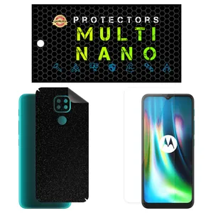 Multi Nano X-SFG Screen Protector For Motorola Moto G9 Play with back skin