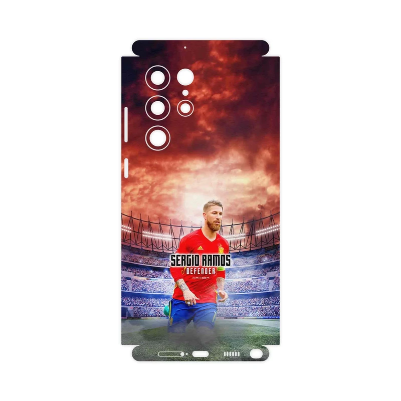 برچسب پوششی ماهوت مدل Sergio Ramos-FullSkin مناسب برای گوشی موبایل سامسونگ Galaxy S22 Ultra 5G