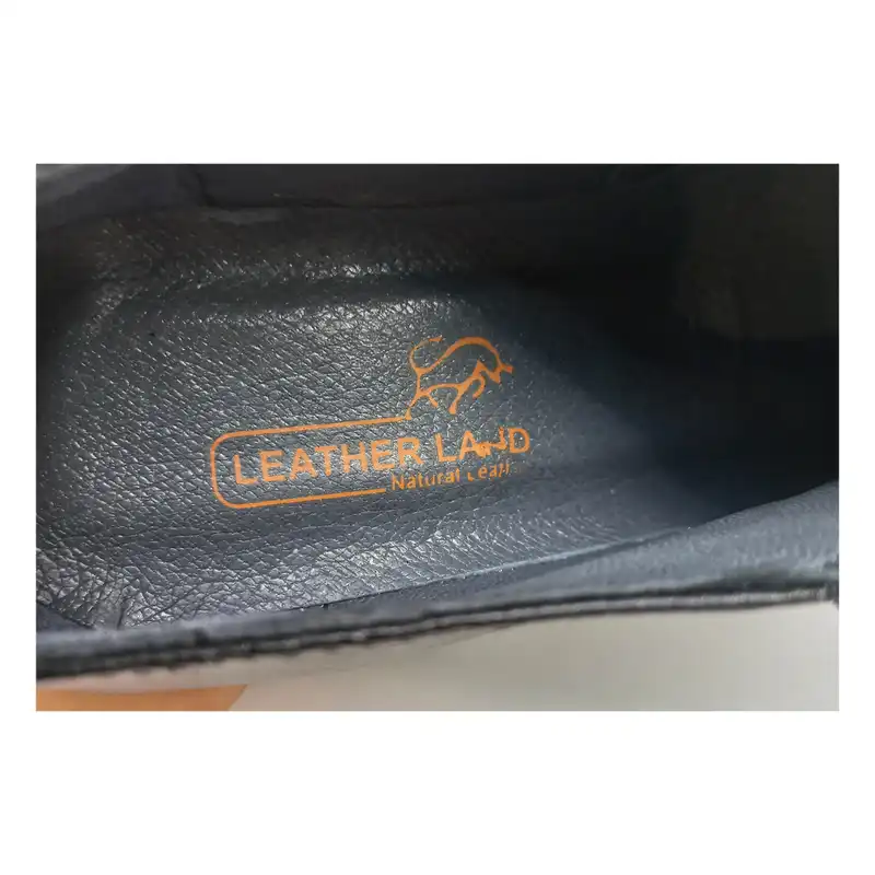 کفش روزمره زنانه سرزمین چرم کد 141795 رنگ مشکی