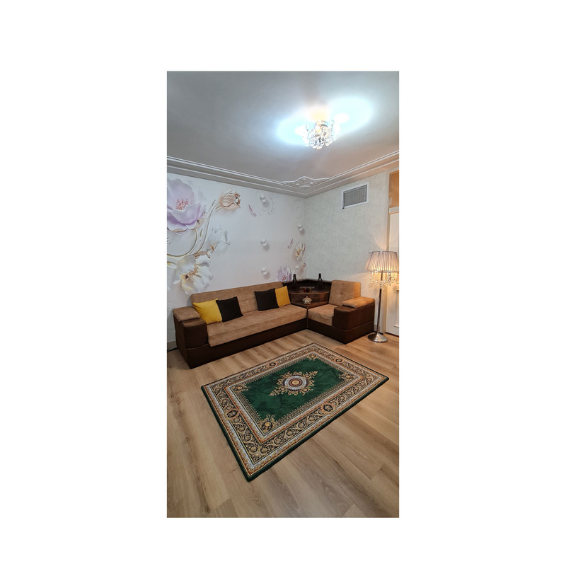 فرش پارچه ای مدل زمرد