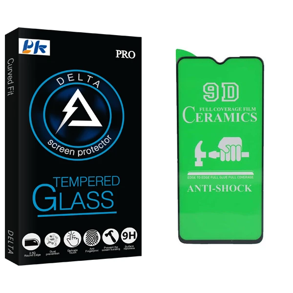 محافظ صفحه نمایش سرامیکی پی کی مدل Delta Glass مناسب برای گوشی موبایل شیائومی Redmi Note 8 Pro