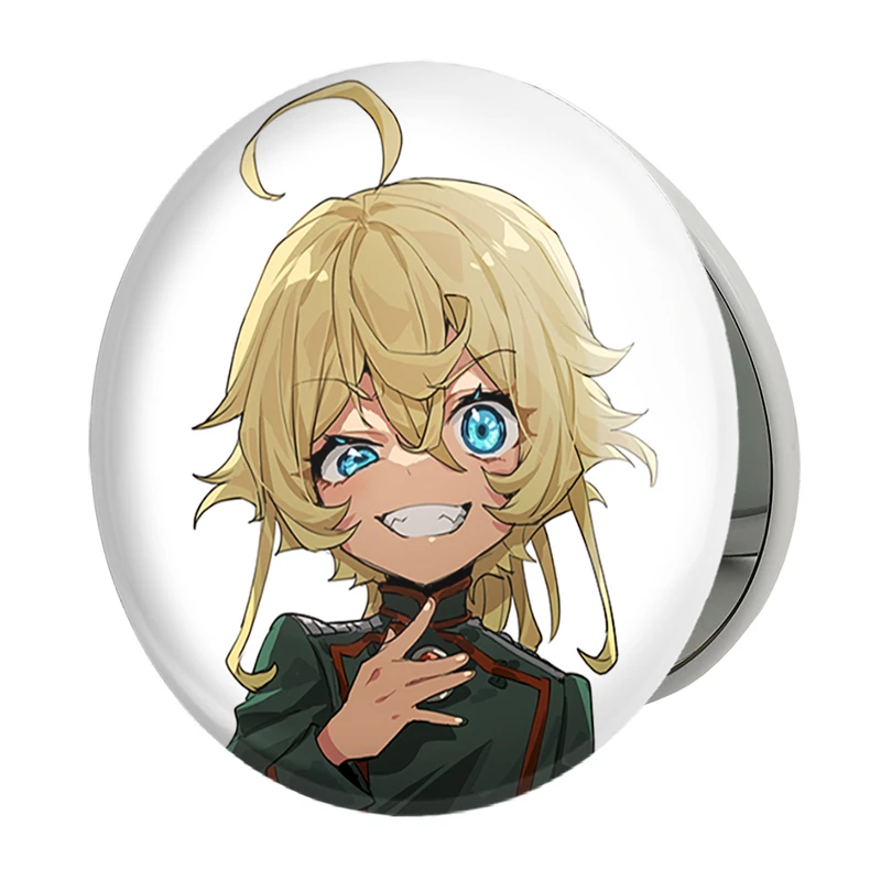 آینه جیبی خندالو طرح تانیا انیمه یوجو سنکی مدل تاشو کد 34660