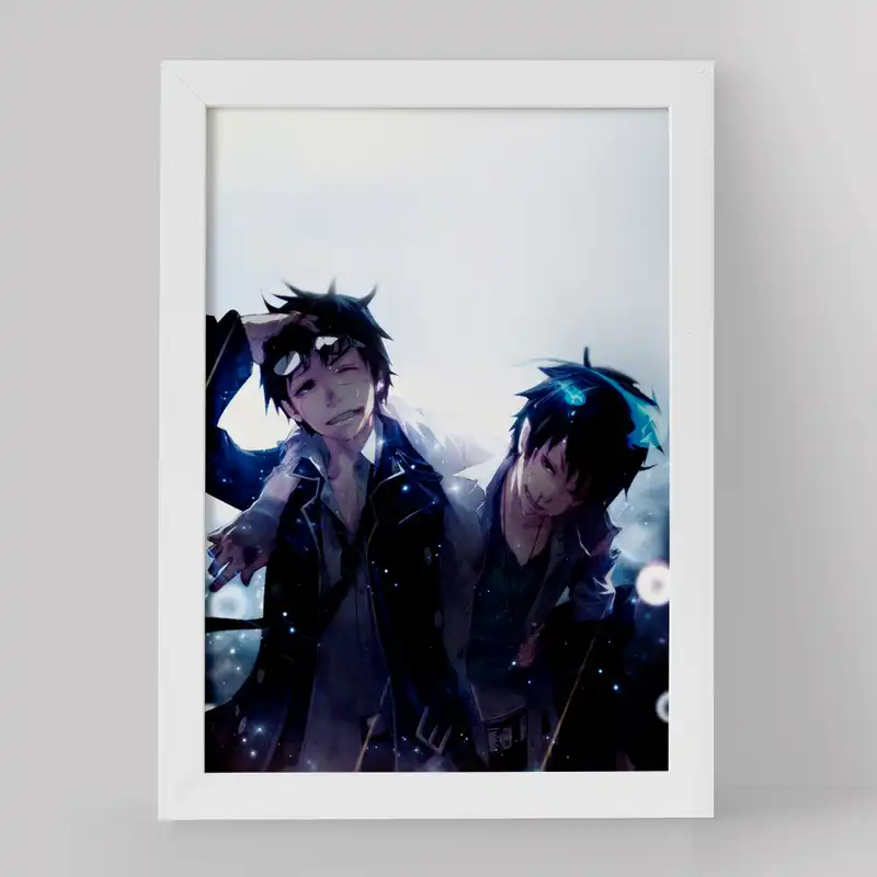 تابلو خندالو مدل رین و یوکیو انیمه جنگیر آبی کد 16373