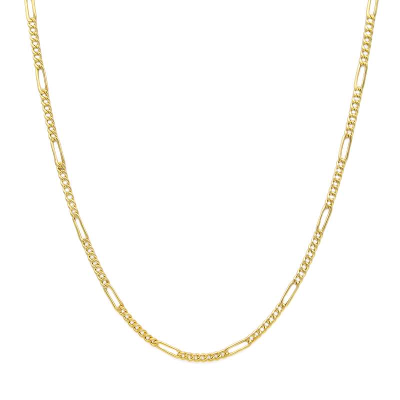 زنجیر طلا 18 عیار زنانه کاپانی مدل فیگارو کد KZ002