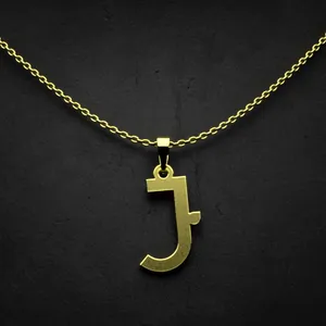 گردنبند طلا 18 عیار زنانه مدوپد مدل حرف ب کد I2-1-1558