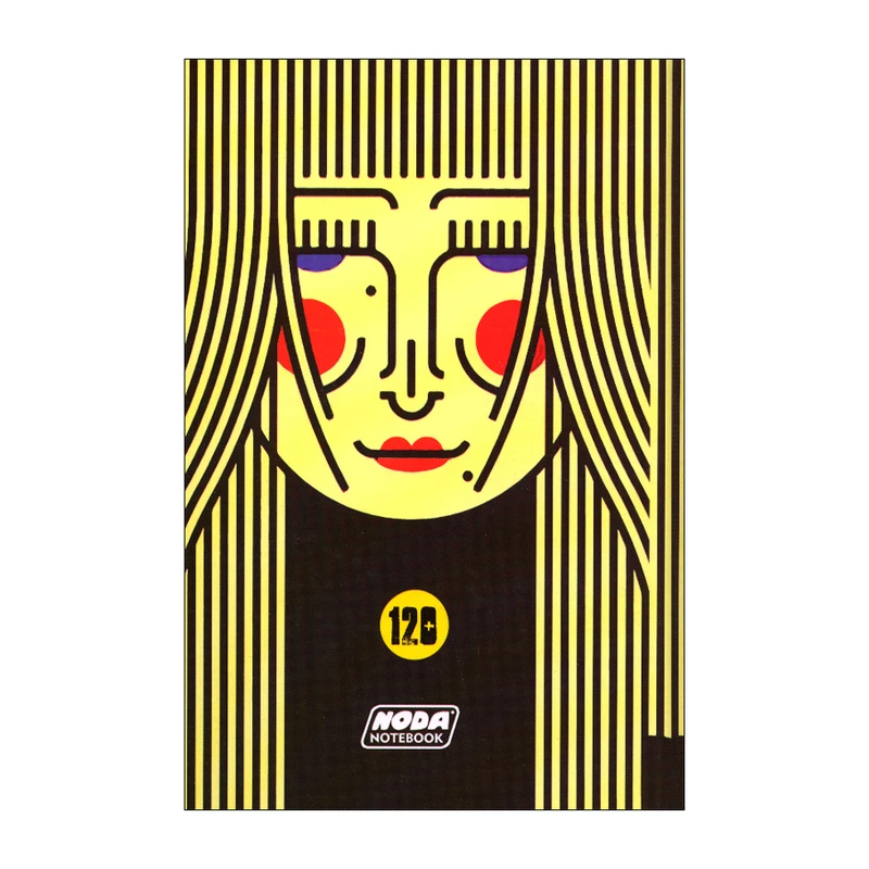 دفتر یادداشت 120 برگ انتشارات نودا مدل راه راه کد 2181