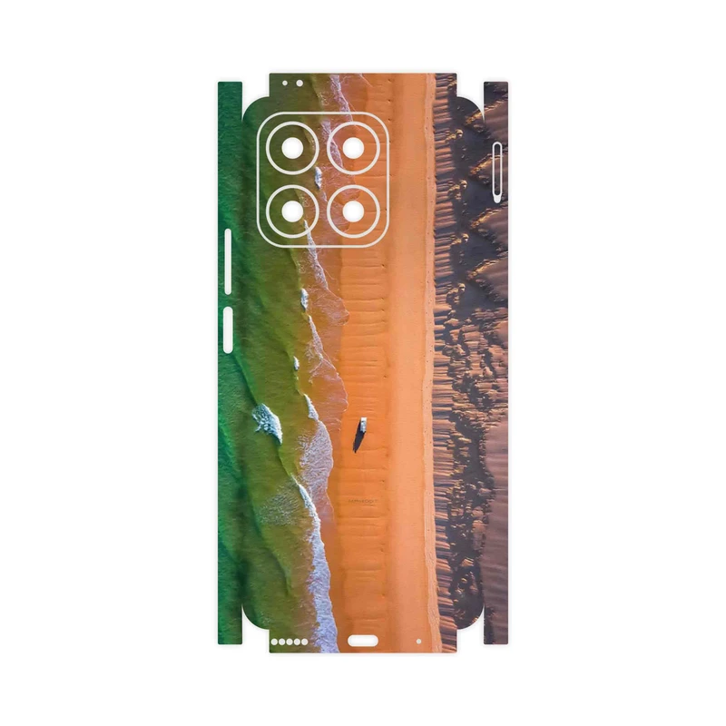برچسب پوششی ماهوت مدل Beach and Green Sea-FullSkin مناسب برای گوشی موبایل آنر X8a