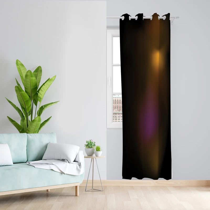 پرده طرح خورشید مدل مخمل پانچی کد 1376 z سایز 140x200 سانتی متر