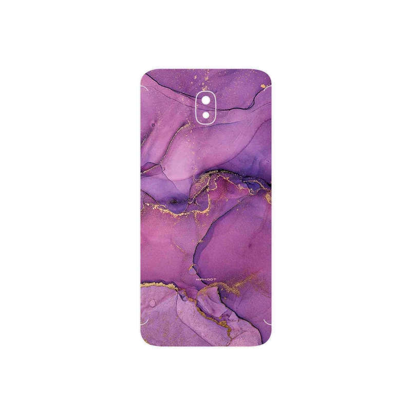 برچسب پوششی ماهوت مدل Purple Marble مناسب برای گوشی موبایل سامسونگ Galaxy J7 Pro