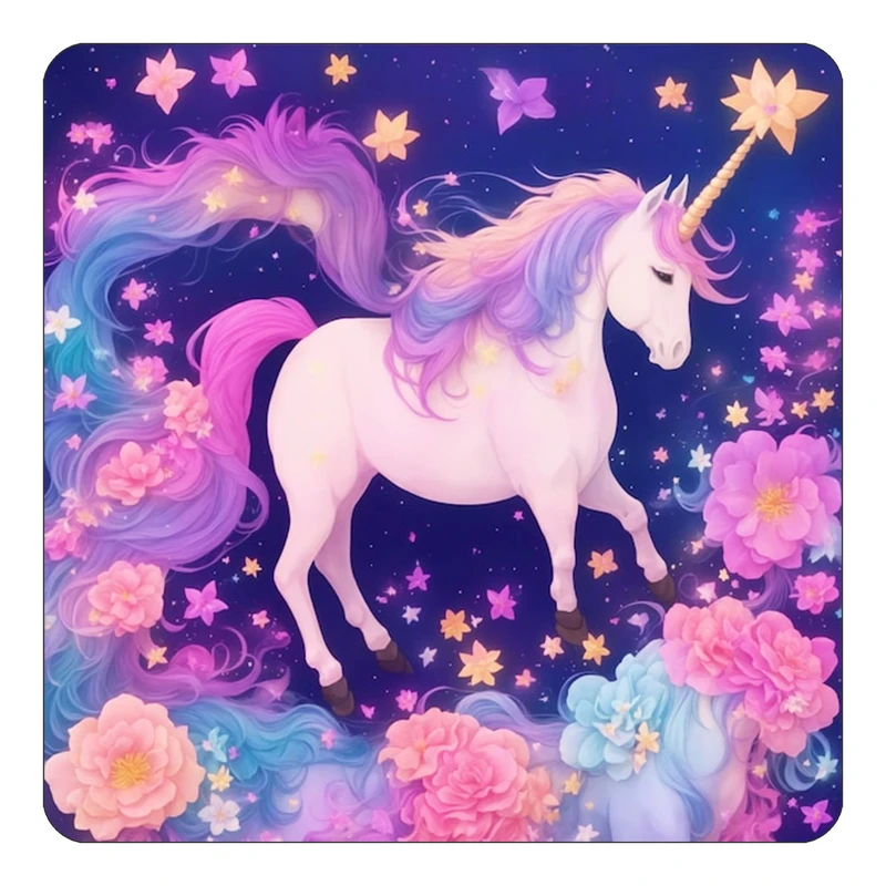 مگنت کاکتی طرح اسب تک شاخ و یونیکورن مدل mp33323