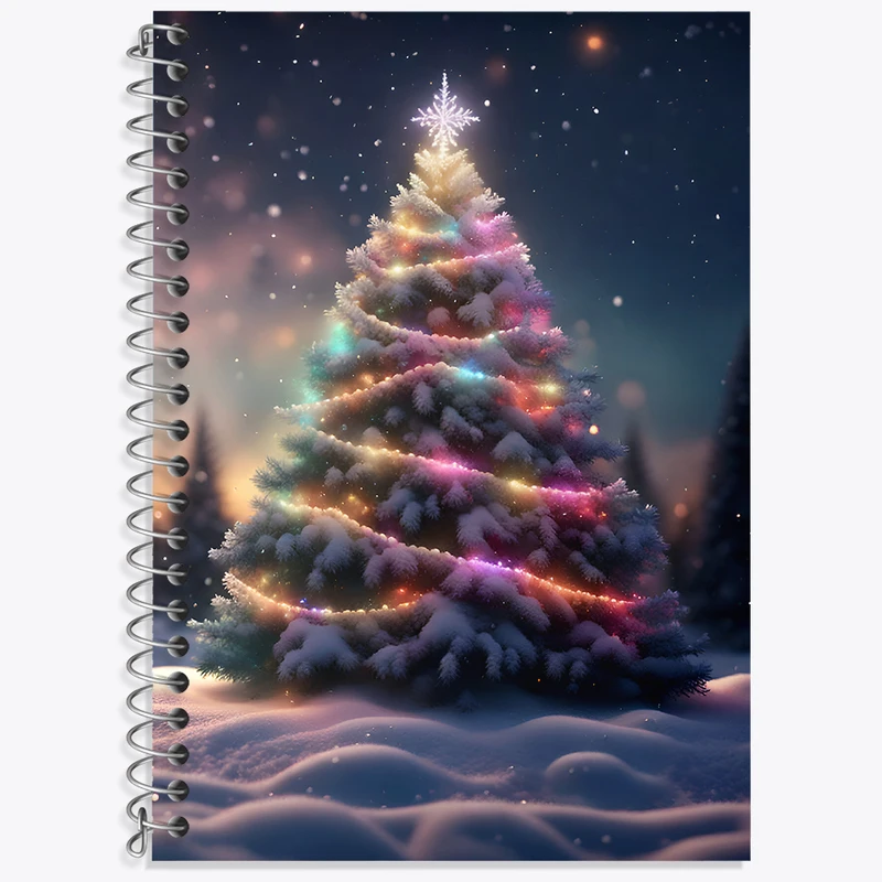 دفتر نت موسیقی 50 برگ خندالو طرح درخت کریسمس کد N3434