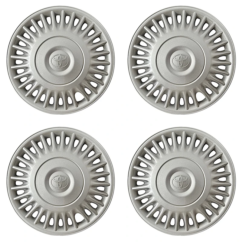 قالپاق چرخ پویا صنعت مدل 04 سایز 14 اینچ مناسب برای ون دلیکا مجموعه 4 عددی