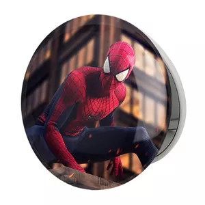 آینه جیبی خندالو طرح مرد عنکبوتی Spider Man مدل تاشو کد 13161 