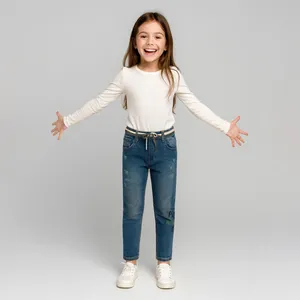 شلوار جین دخترانه تیپ تاپ مدل ‏32092B21