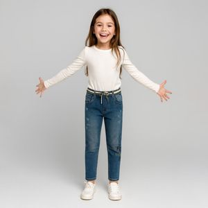 شلوار جین دخترانه تیپ تاپ مدل ‏32092B21