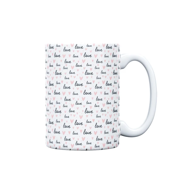 ماگ مدل فانتزی طرح عشق کد 1187