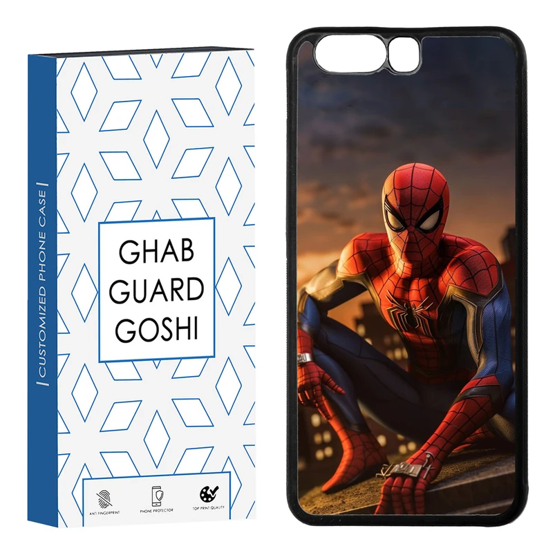کاور قاب گارد گوشی طرح مرد عنکبوتی کد TPU-284 مناسب برای گوشی موبایل هوآوی Huawei P10