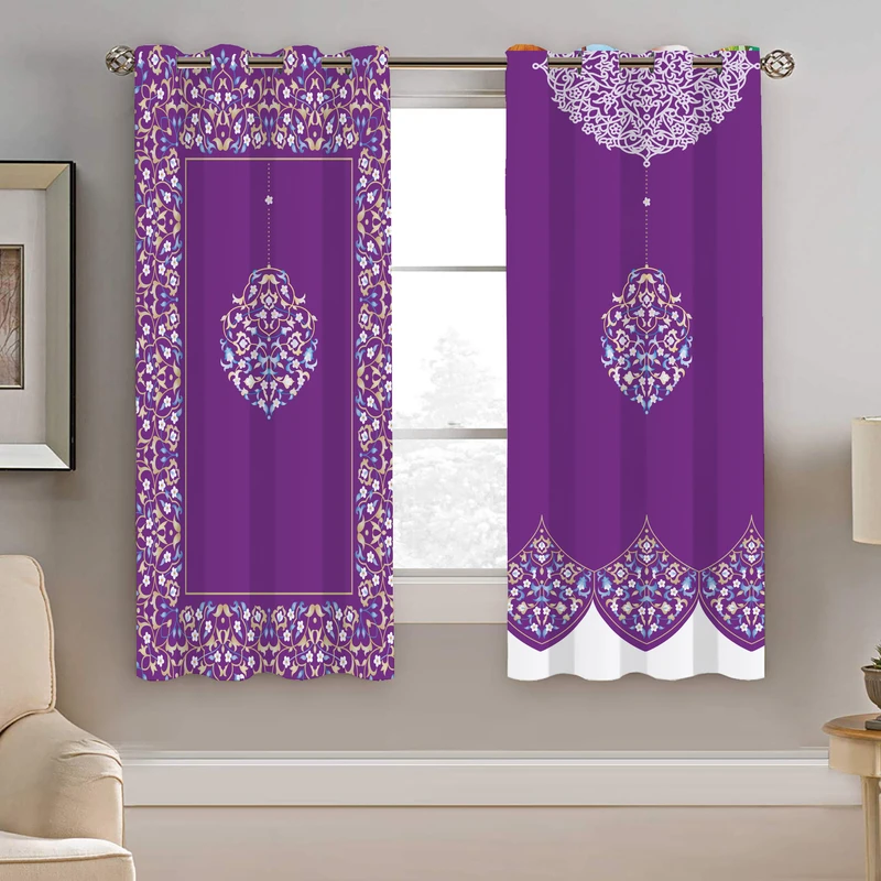 پرده نیروانا طرح سنتی مدل هازان کد 8441 سایز 140×200 سانتی متر