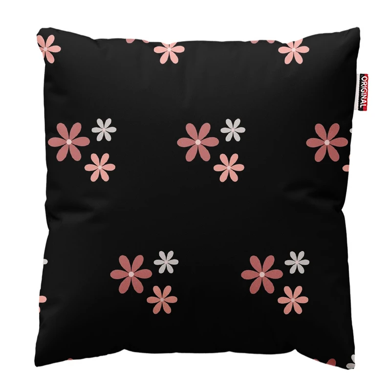  کوسن پاد آفرین طرح گل کد 3181 سایز 30*30 سانتی متر