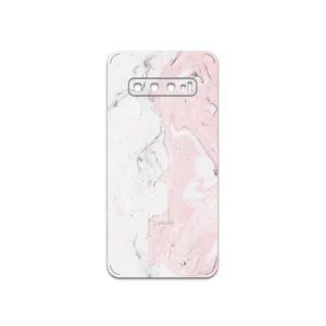 MAHOOT  Blanco-Pink-Marble Cover Sticker for Samsung Galaxy S10