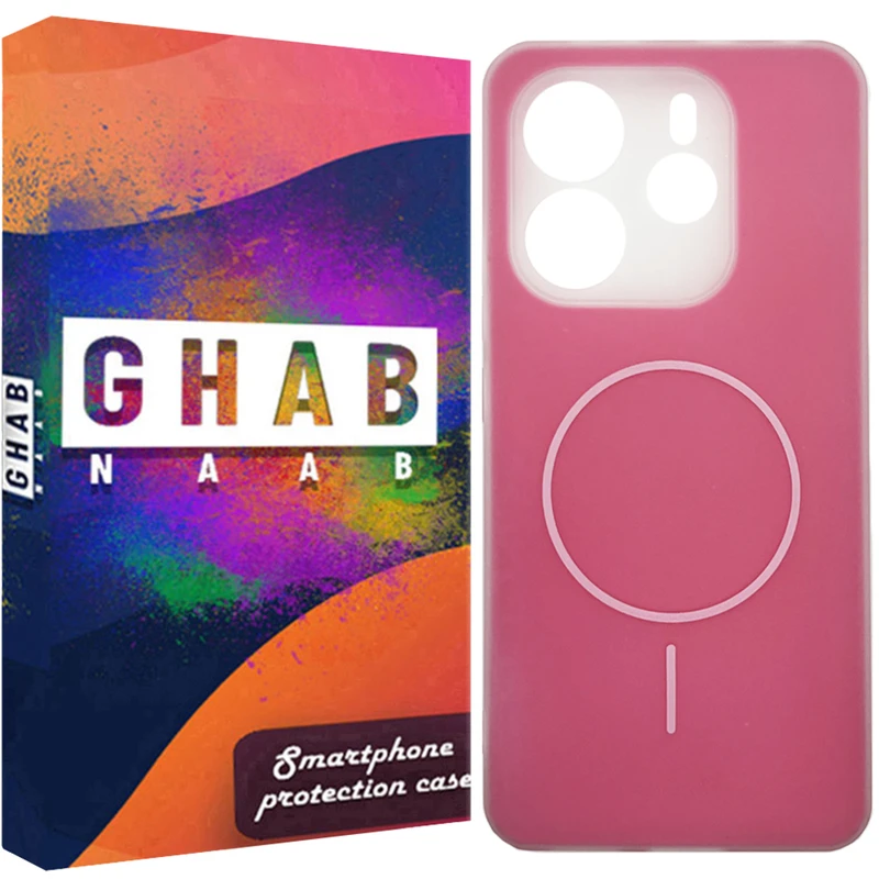 کاور قاب ناب مدل پاستیلی طرح MagSafe مناسب برای گوشی موبایل شیائومی Redmi Note 14 4G