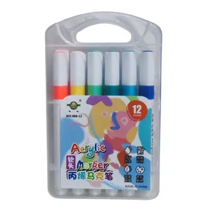 ماژیک چند منظوره مدل اکرولیک بسته 12 عددی