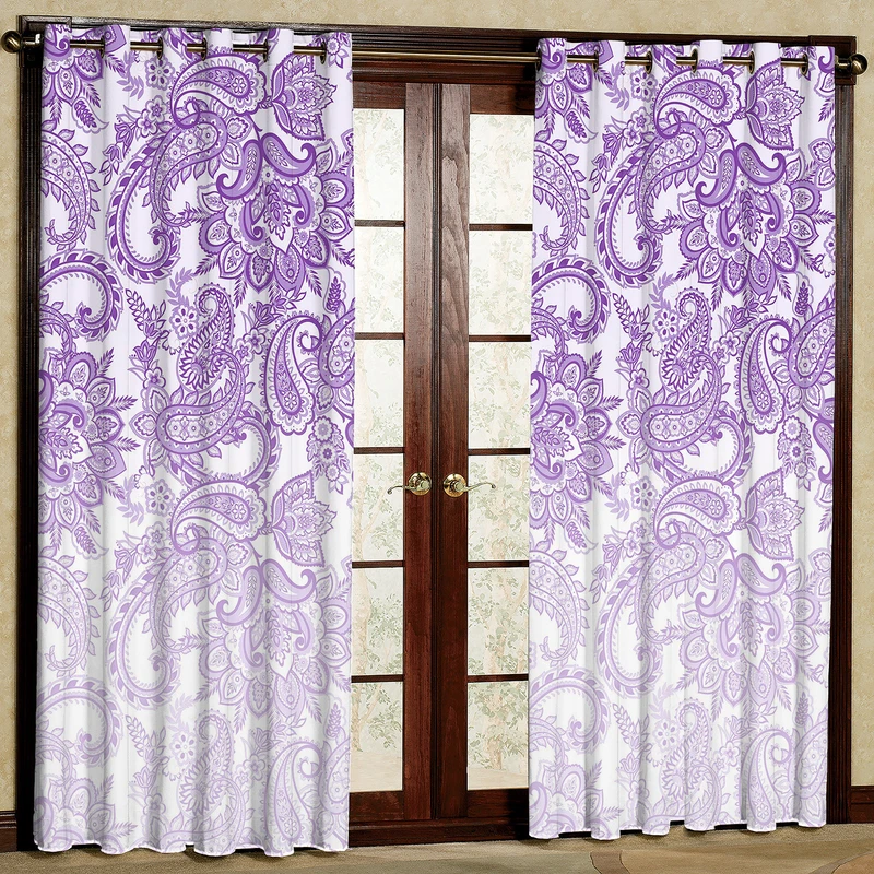 پرده مدل مخمل پانچی کد 1303T2 سایز 200x140 سانتی متر