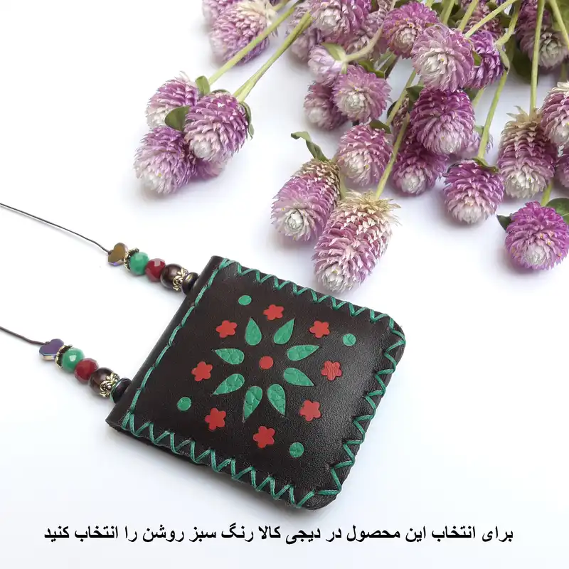 گردنبند زنانه مدل کیف چرم دلوین