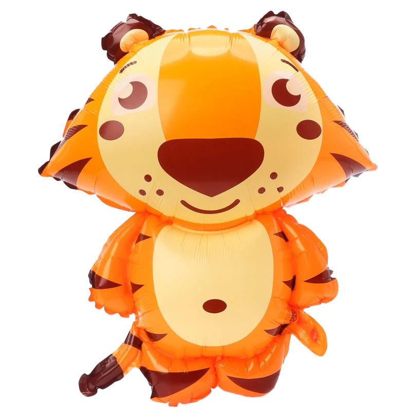 بادکنک فویلی طرح حیوان های جنگل ببر کد DB21