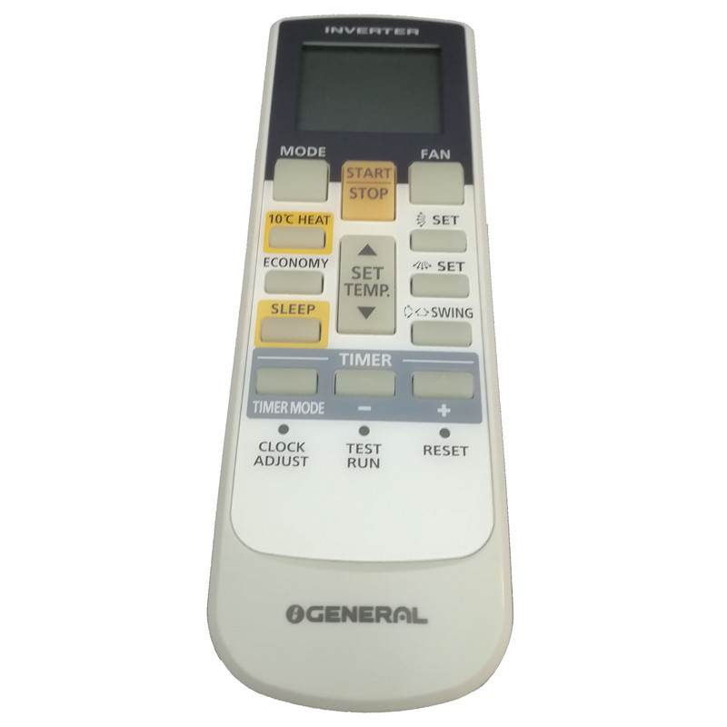 ریموت کنترل اجنرال مدل RAH-2E مناسب برای کولر گازی اوجنرال اینورتر