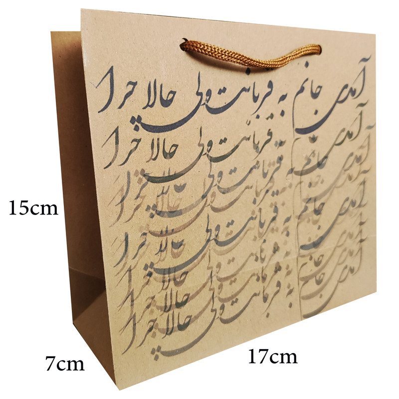 ساک هدیه مدل کادویی کد 6 مجموعه 2 عددی