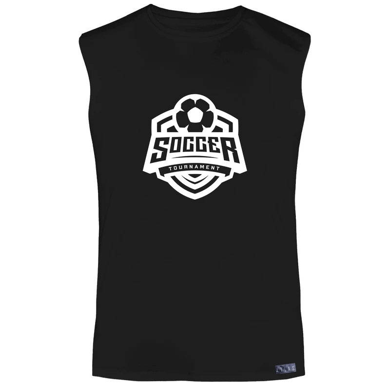 تاپ دخترانه مدل Soccer کد Sh009 رنگ مشکی