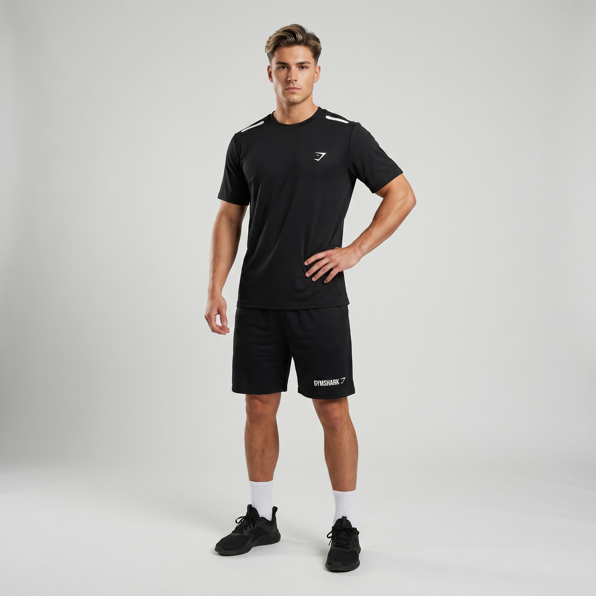 ست تی‌شرت آستین کوتاه و شلوارک ورزشی مردانه مدل UTabSport_59
