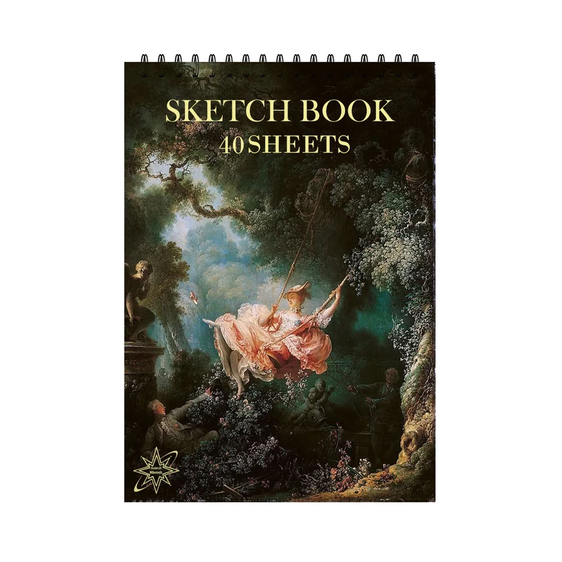 دفتر طراحی 40 برگ ستاره خونه مدل تاب کد a5