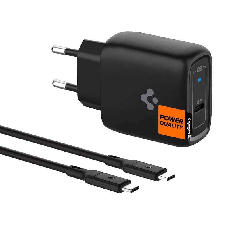 شارژر دیواری 45 وات اسپیگن مدل PowerArc ArcStation™ Pro به همراه کابل USB‑C