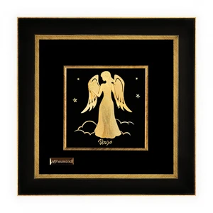 تابلو طلا کوب مارک گلد طرح ماه تولد شهریور کد ts3d06