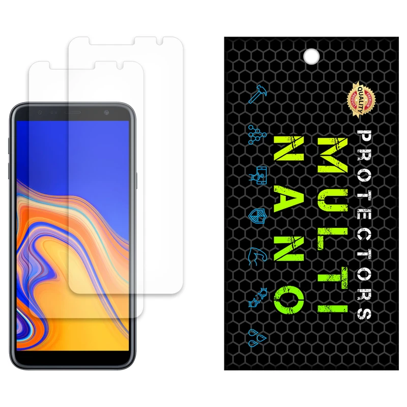 محافظ صفحه نمایش مات مولتی نانو مدل X-S2M مناسب برای گوشی موبایل سامسونگ Galaxy J4 Plus بسته دو عددی
