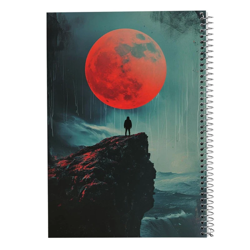 دفتر شطرنجی 50 برگ مدوپد طرح ماه کد DF15469