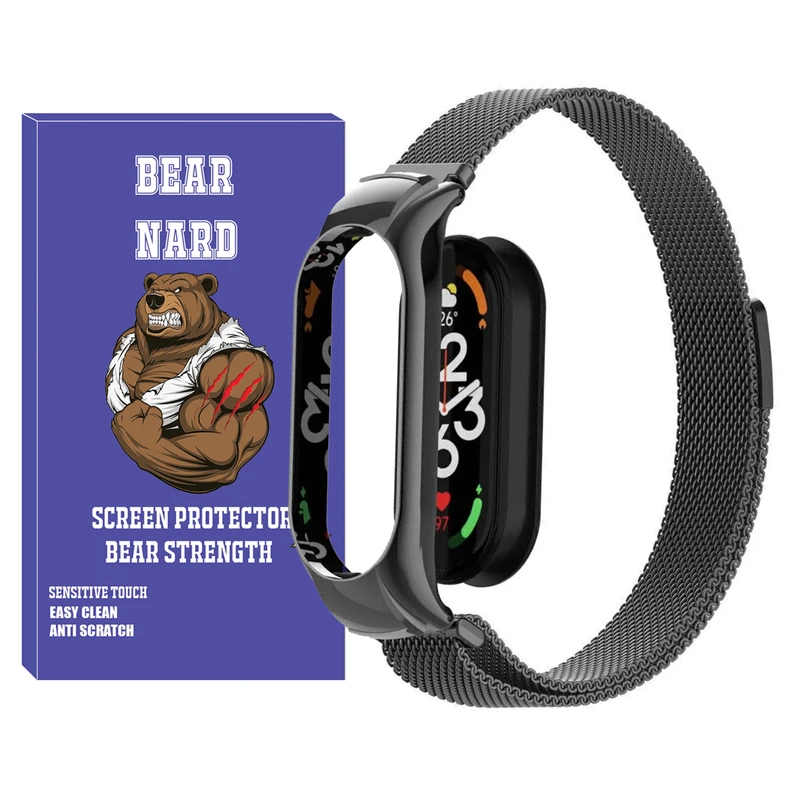 بند برنارد مدل Milanese BR مناسب برای ساعت هوشمند شیائومی Mi Band 7