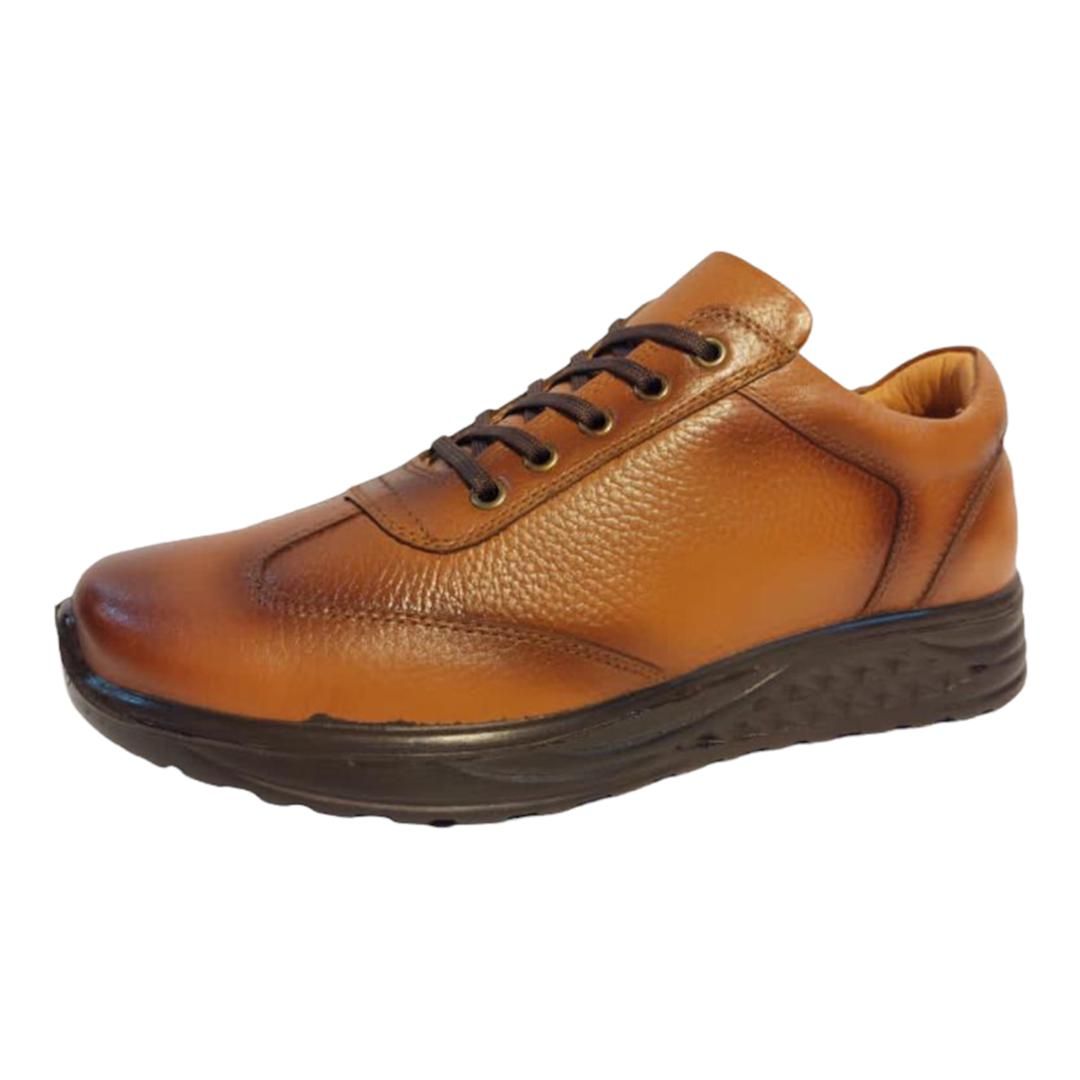 کفش روزمره مردانه مدل سامان رنگ عسلی -  - 2