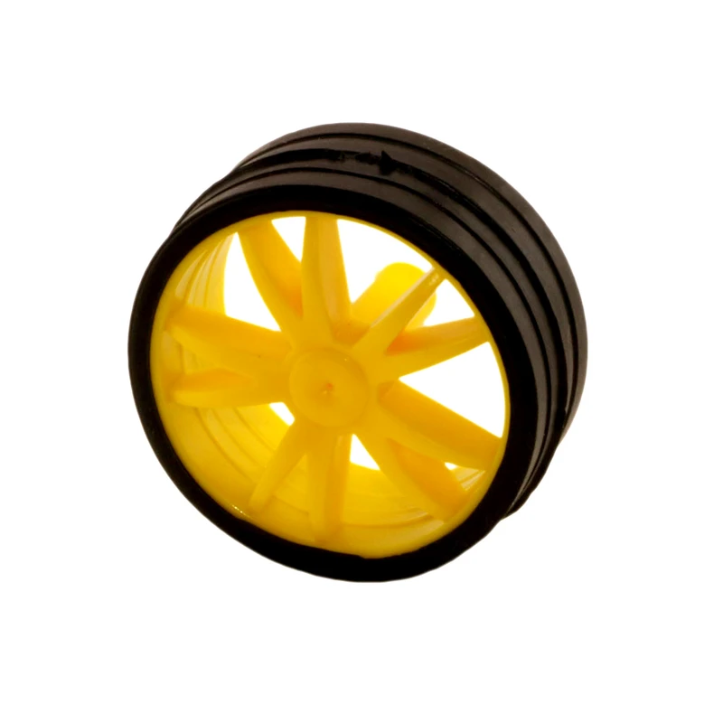 عکس شماره 2 : چرخ ربات مدل شفت گرد 2.5 بسته 4 عددی