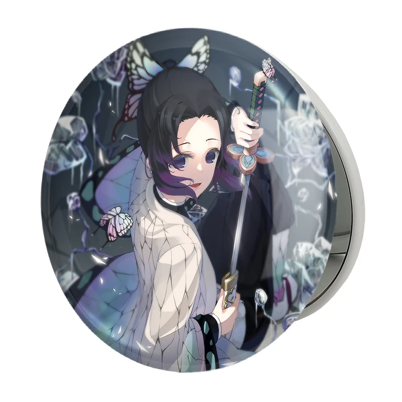 آینه جیبی خندالو طرح شینوبو کوچو انیمه شیطان کش مدل تاشو کد 13275 