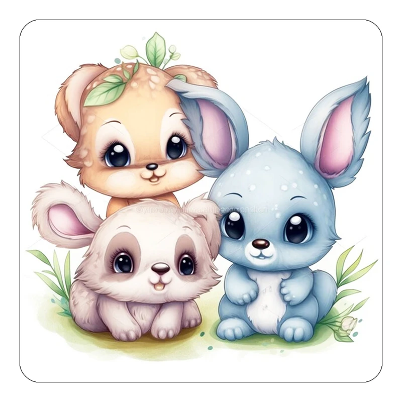 مگنت کاکتی طرح حیوانات کارتونی مدل mp28539