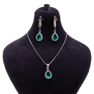 نیم ست نقره زنانه کد 2627