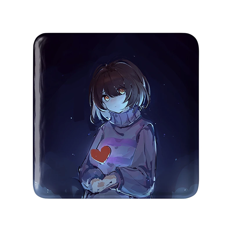 مگنت خندالو طرح بازی آندرتیل (Undertale) مدل مربعی کد 31793