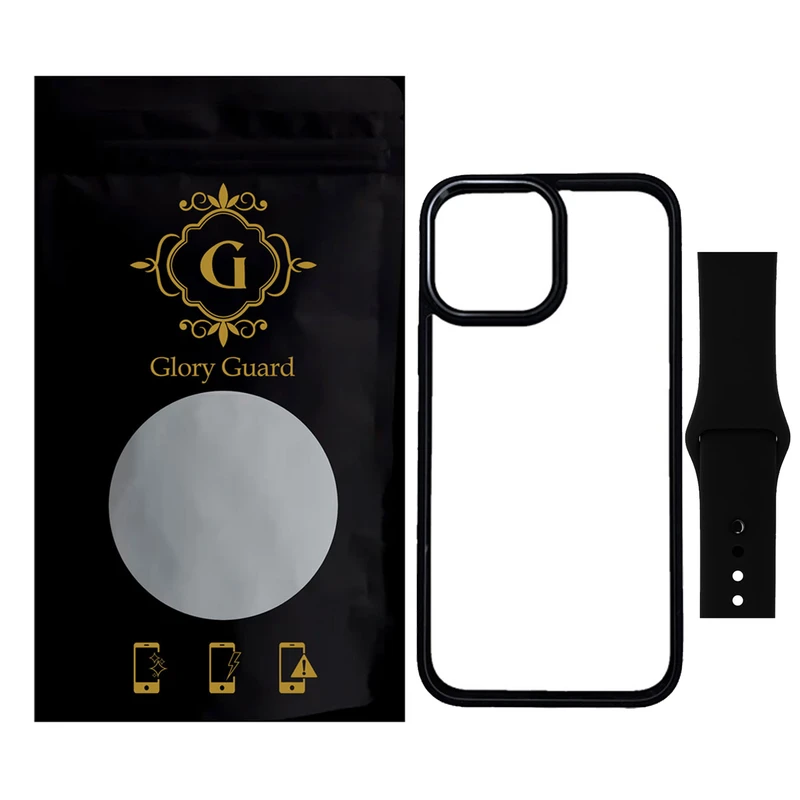 کاور گلوری گارد مدل DRB مناسب برای گوشی موبایل اپل iPhone 13 Pro به همراه بند اپل واچ 45 میلی متری