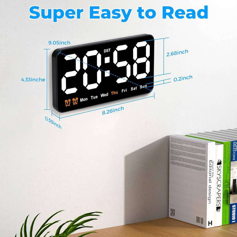 ساعت دیجیتال مدل DS-6638